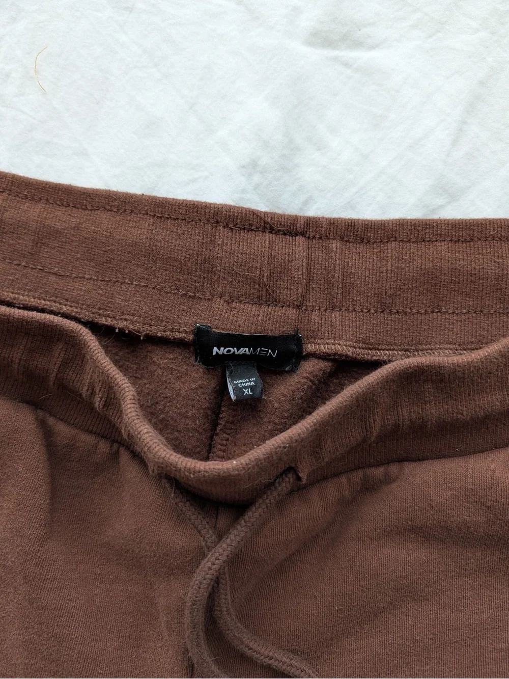 Depop Title: NovaMEN Brown Hoodie & Jogger Matching Sweatsuit Set Size XL